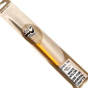 Vintage Loew-Cornell Artist Paint Brush Miniature Series 795 Size‎ 1 B Round